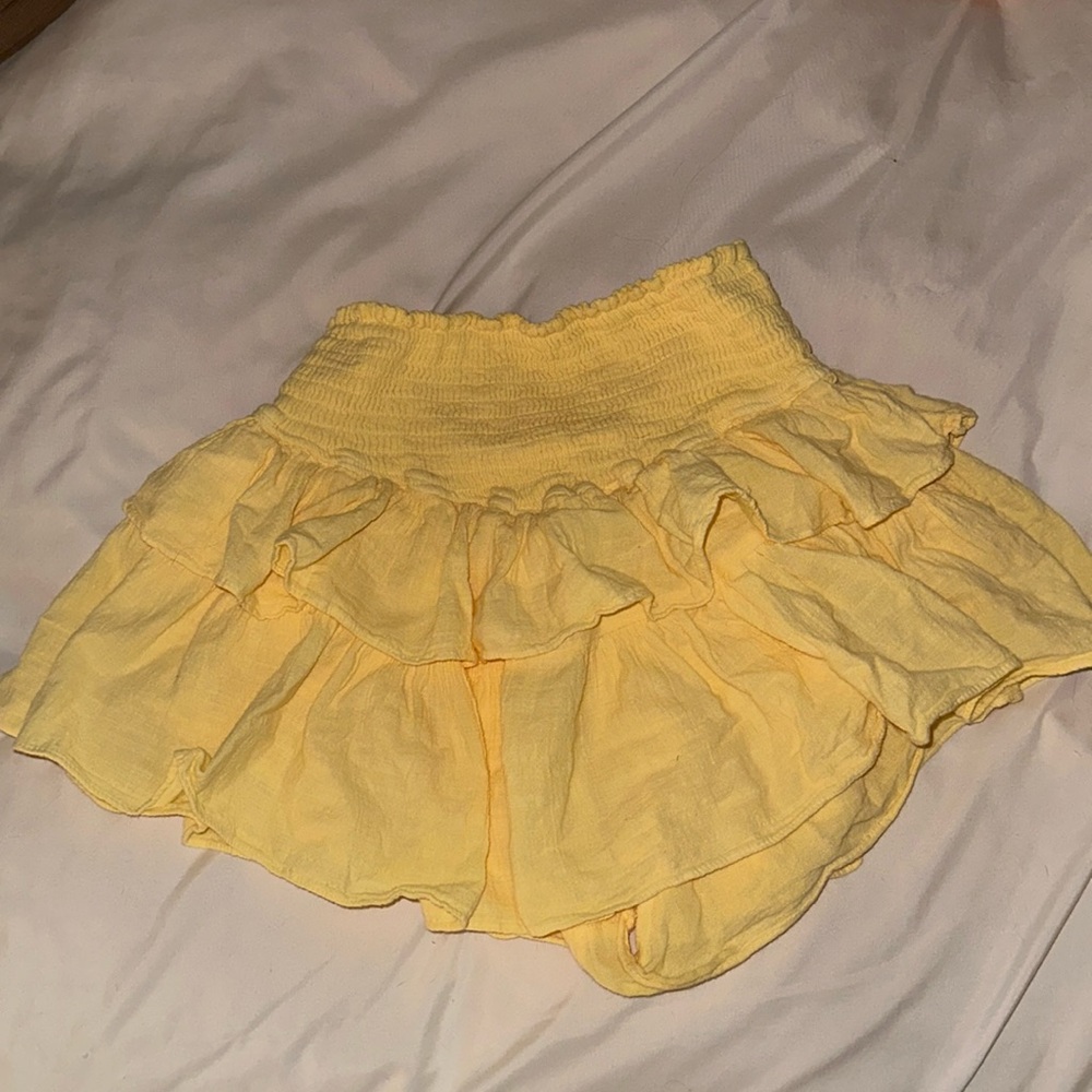 Yellow blanco by nature skort size medium
